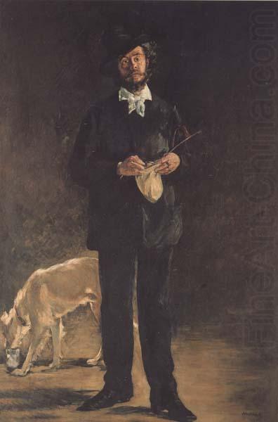L'artiste Portrait de Marcellin Desboutin (mk40), Edouard Manet